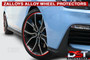 Zalloys Professional Alloy Wheel Protectors Set of 4 - Ultra Blue - Fits 18" Rims