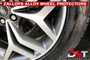 Zalloys Professional Alloy Wheel Protectors Set of 4 - Nero Black - Fits 15" Rims