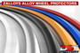Zalloys Professional Alloy Wheel Protectors Set of 4 - Nero Black - Fits 15" Rims
