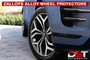 Zalloys Professional Alloy Wheel Protectors Set of 4 - Nero Black - Fits 17" Rims