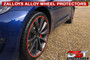 Zalloys Professional Alloy Wheel Protectors Set of 4 - Metallic Silver - Fits 18" Rims