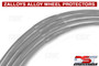 Zalloys Professional Alloy Wheel Protectors Set of 4 - Metallic Silver - Fits 20" Rims