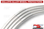 Zalloys Professional Alloy Wheel Protectors Set of 4 - Arctic White - Fits 17" Rims