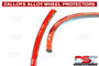 Zalloys Professional Alloy Wheel Protectors Set of 4 - Arctic White - Fits 17" Rims