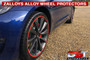 Zalloys Professional Alloy Wheel Protectors Set of 4 - Arctic White - Fits 20" Rims