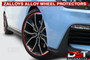 Zalloys Professional Alloy Wheel Protectors Set of 4 - Atomic Orange - Fits 18" Rims