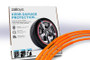 Zalloys Professional Alloy Wheel Protectors Set of 4 - Atomic Orange - Fits 19" Rims