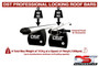 Fiat Scudo DST Pro Heavy Duty Lockable Roof Bar Set x2 - 2021-on