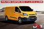 FORD TRANSIT CUSTOM BLACK SPORTLINE SIDE BARS LWB 2012+ FACTORY SECONDS