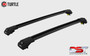 SEAT ATECA 16-on - Air 1 Black Lockable Cross Bar Roof Rack Set