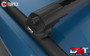 JEEP CHEROKEE 14-on - Air 1 Black Lockable Cross Bar Roof Rack Set