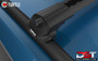 SSANGYONG REXTON 06-12 - Air 1 Black Lockable Cross Bar Roof Rack Set