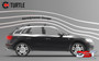 MAZDA 6 ESTATE 13-on - Air 1 Silver Lockable Cross Bar Roof Rack Set