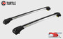 MAZDA 6 ESTATE 02-07 - Air 1 Silver Lockable Cross Bar Roof Rack Set