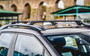 HYUNDAI MATRIX 01-10 - Air 1 Silver Lockable Cross Bar Roof Rack Set