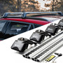 VAUXHALL ZAFIRA FAMILY C 11-14 - Air 2 Silver Lockable Cross Bar Roof Rack Set