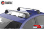 Turtle Air 3 Silver Fix Point Roof Rack For BMW 1-SERIES HATCHBACK (F20) 2012-19
