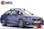 Turtle Air 3 Black Fix Point Roof Rack For BMW 3-SERIES SEDAN (F30) 2012-2019