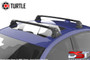 Turtle Air 3 Black Fix Point Roof Rack For BMW 3-SERIES SEDAN (E46) 1998-2005