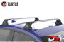 Turtle Air 3 Silver Fix Point Roof Rack For BMW 3-SERIES COUPE (E92) 2006-2013