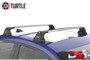 Turtle Air 3 Silver Fix Point Roof Rack For TOYOTA LAND CRUISER PRADO J120 02-09