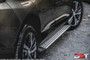 Sapphire Black Running Board Side Steps For HYUNDAI TUCSON (TL) 2016-2021