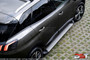 Sapphire Black Running Board Side Steps For VOLKSWAGEN TOUAREG R-LINE (7P) 2011-2018