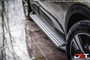 Sapphire Black Running Board Side Steps For VOLKSWAGEN TOUAREG R-LINE (7P) 2011-2018