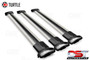 Roof Rails & 3 Cross Bars for Bipper, Nemo, Qubo & Fiorino - Silver