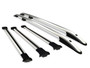 Roof Rails & 3 Cross Bars for Bipper, Nemo, Qubo & Fiorino - Silver