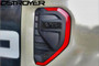 Air Vent Covers (V6 Logo) Red Highlights For Ford Ranger T9 2023-on
