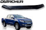 Acrylic Black Bonnet Deflector For Ford Ranger T6 2012-2015