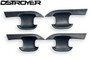 Door Handle Bowel Trims 4pcs Matte Black For Ford Ranger T9 2023-on