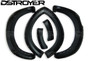 Dstroyer 6" Textured Black Wheel Arch Kit For Ford Ranger T9 Wildtrak 2023-on
