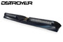 Dstroyer Black LED Front Roof Spoiler For Ford Ranger T6 T7 T8 12-22
