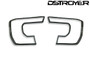 Black Head Light Cover Trim For Ford Ranger T9 2023-on