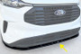 ABS Gloss Black Front Lower Bumper Splitter For Ford Transit Custom 2023-on