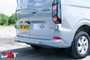 ABS Gloss Black REAR Bumper Splitter Diffuser For Ford Transit Custom 2023-on