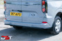ABS Gloss Black REAR Bumper Splitter Diffuser For Ford Transit Custom 2023-on