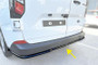 ABS Gloss Black REAR Bumper Splitter Diffuser For Ford Transit Custom 2023-on