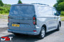 ABS Gloss Black REAR Bumper Splitter Diffuser For Ford Transit Custom 2023-on