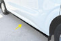 ABS Gloss Black REAR Bumper Splitter Diffuser For Ford Transit Custom 2023-on