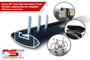 Ford Transit Courier Roof Rack Rails & Cross Bars Set - Black 2024-on