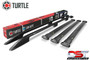 VW T7 Multivan Roof Rail and 3 Cross Bar Set - Black 