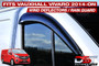 Vauxhall Vivaro & Renault Trafic Wind Deflectors 2014-on Window Visors