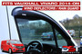 Vauxhall Vivaro & Renault Trafic Wind Deflectors 2014-on Window Visors