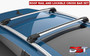 VW T7 Transporter roof rack rail and lockable crossbar set - 2025-on - SWB - Black