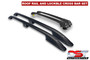 VW T7 Transporter roof rack rail and lockable crossbar set - 2025-on - LWB - Black