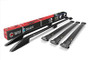 VW T7 Transporter roof rack rail and 3 crossbar set - 2025-on - LWB - Black