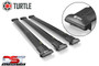VW T7 Transporter roof rack rail and 3 crossbar set - 2025-on - SWB - Black